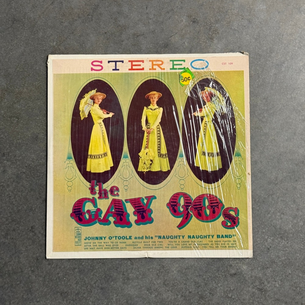 Johnny O Toole The Gay 90s Crown Records CST 109 Stereo Vinyl LP Record